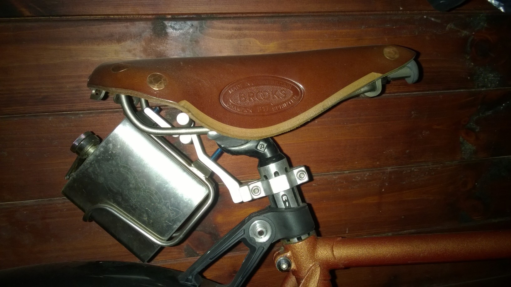 hip flask bike cage